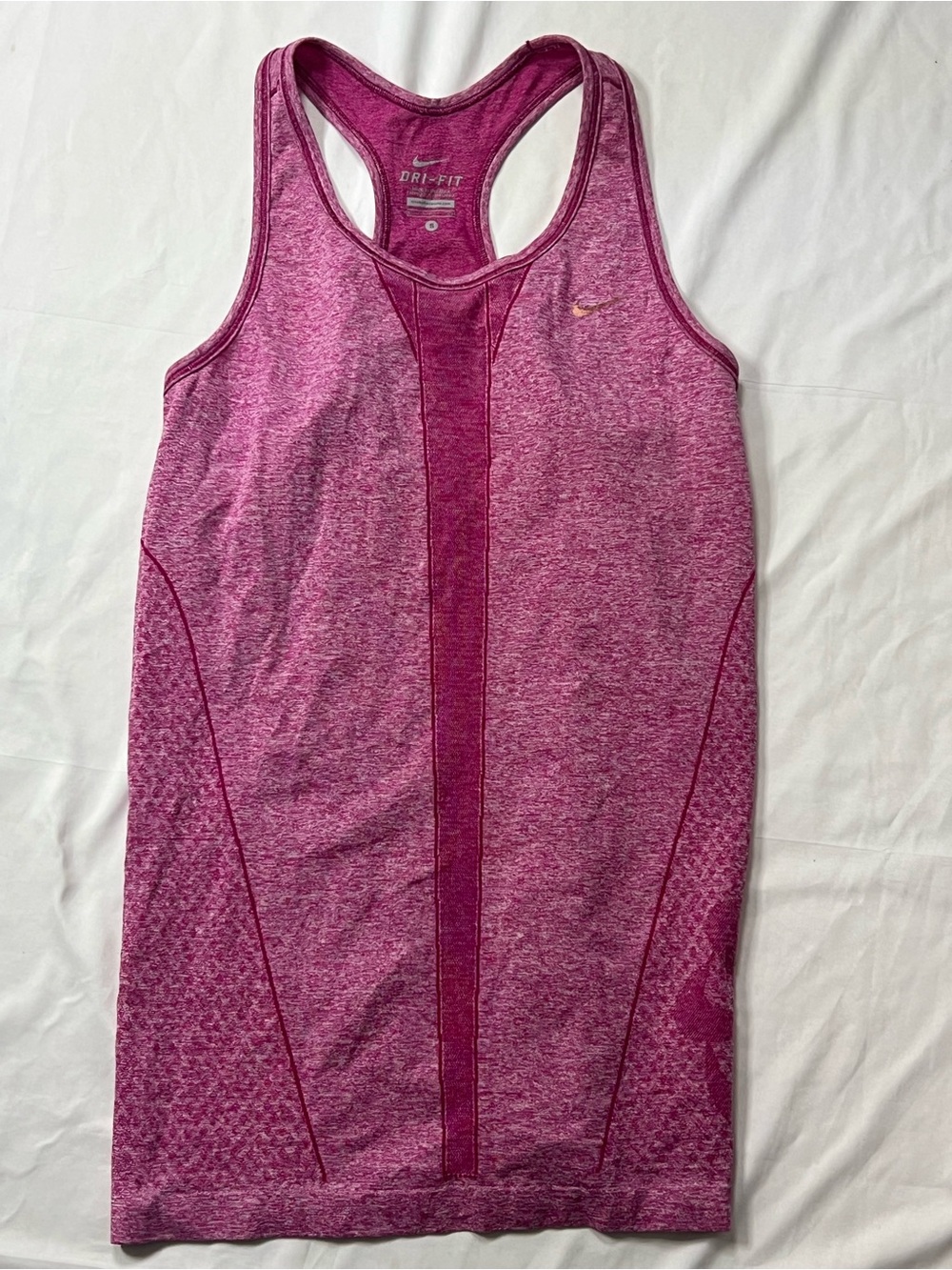 Nike Women's Heathered Pink Racerback Tank